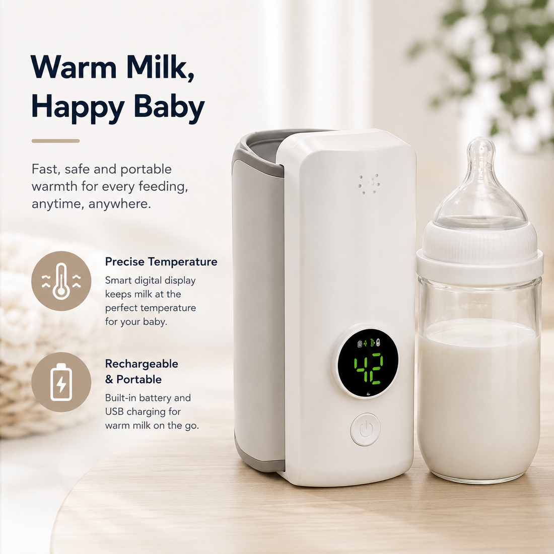 Portable Bottle Warmer By Limory